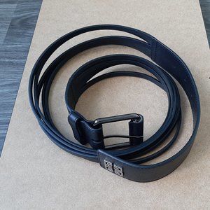 Givenchy authentic black leather belt